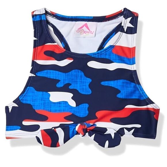 Kanu Surf American Dream Girls Bathing Suit, Size 14 (Girls) NWT - Picture 1 of 4
